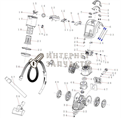 Щетка для пола пылесоса Galaxy GL6250 391186 - фото 168546