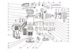Уплотнитель  двигателя для  пылесоса Galaxy GL6255 391257 - фото 168617