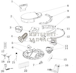 Ролик робота пылесоса Galaxy GL6240 391279 - фото 168639