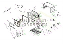 Двигатель вращения поддона микроволновки Galaxy GL2600 391283 - фото 168643