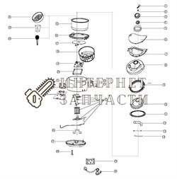 Крышка в сборе мультиварки Galaxy GL2641 391332 - фото 168692