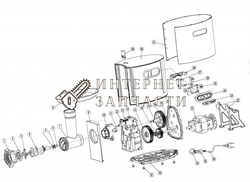 Ось фиксатора  горловины мясорубки Galaxy GL2400 391399 - фото 168759