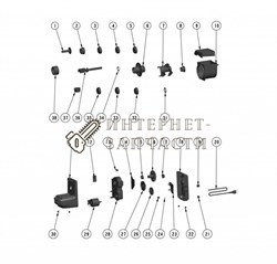 Крышка корпуса редуктора   макаронницы Galaxy GL2550 391521 - фото 168881