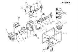 гайка крепления муфты PF3 200200250 200200250 - фото 17306