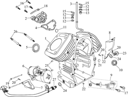сальник \ OIL SEAL бензогенератора Elitech БЭС 12000 Е (рис.14) 0101191000 - фото 22004