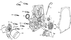Маслозаборник \ OIL STRAINER COMP. бензогенератора Elitech БЭС 12000 Е (рис.2) 0101192500 - фото 22019
