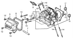 прокладка головки цилиндра бензогенератора Elitech БЭС 1800 (рис.9) 0101012800 - фото 22243