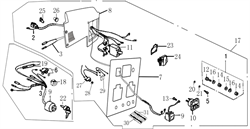 шайба плоская 6мм Q20600-0000000DL бензогенератора Elitech БЭС 3000 Р  (рис.15) 0101044900-2 - фото 23262