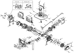 картер (левая половина) 3C9501001 бензогенератора Elitech БЭС 950  (рис.1) 0101004300 - фото 23452