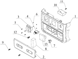 6A AC switch бензогенератора Elitech БЭС 950  (рис.7) 029029900303 - фото 23546