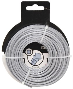 Леска для триммера однокомпонентная Квадрат-Зубцы 3,0 мм/15 метров