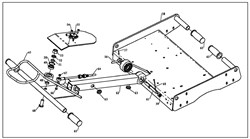 Рычаг газа одновальцового катка Masalta MSR58 (рис.55) 15740301 - фото 29799