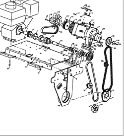 Редуктор в сборе одновальцового виброкатка Masalta MSR58 (рис.18) MYZSK180.00.01.22 - фото 29800