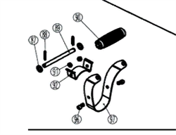 Рукоятка поз. 90 DB 400 отбойного молотка PATRIOT DB 400 (140301400) EAN8-20071059 (SK) 2017 457189 - фото 310302