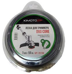 Леска для триммера Duo Core 3/56м круг