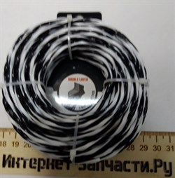 Леска для триммера Double layer 3/15м витой квадрат