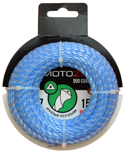 Леска для триммеров Duo Core 3,0/15м крученая