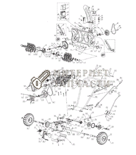Колесо 13*5.00-6 снегоуборщика RedVerg RD-25065-90 RD-25065-90 - фото 316143