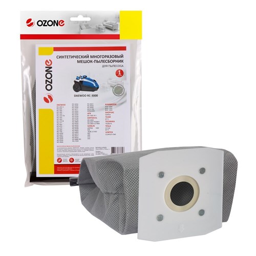 Мешок-пылесборник Ozone MX-16 многоразовый для пылесоса