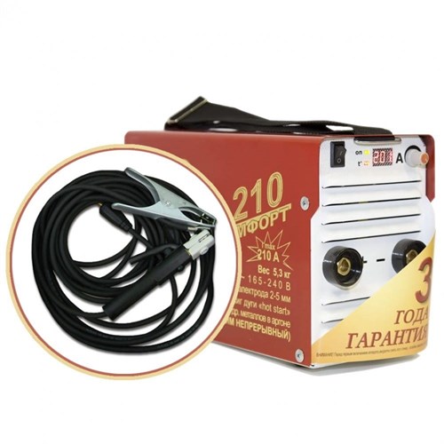 Сварочный инверторный аппарат ТОРУС 210 + провода