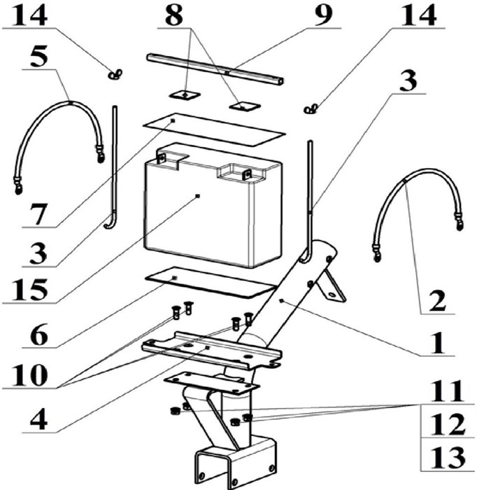 Рулевая колонка поз. 1 НМБ.060.000.3-01-Угра-2021 - фото 437290