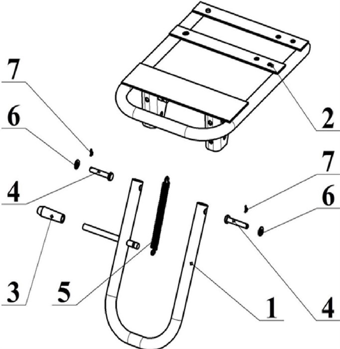 Подножка поз. 1 НМБ.040.035.2-01-Угра-2021 - фото 437300