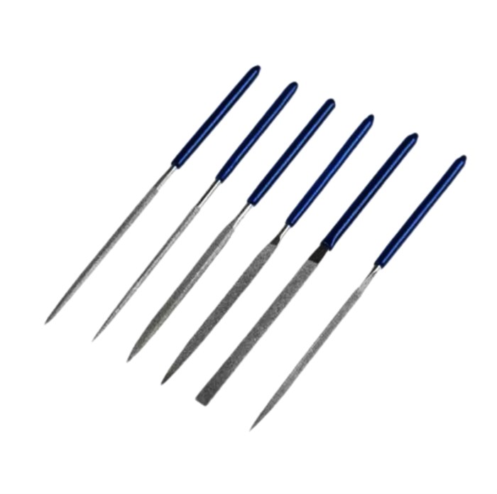 Набор надфилей, СОЮЗ 9 шт, обрезиненная рукоятка