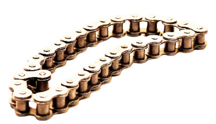 Цепь 30 звеньев редуктора мотоблока Ока (МБ-1) 1690009020 - фото 447976