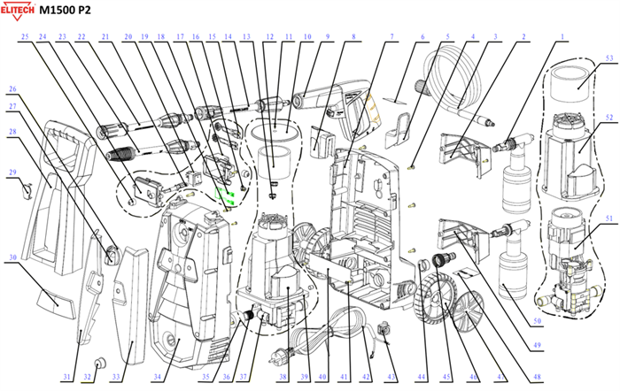 Тотал стоп в сборе минимойки 0901.081280 0901.081280 - фото 448779