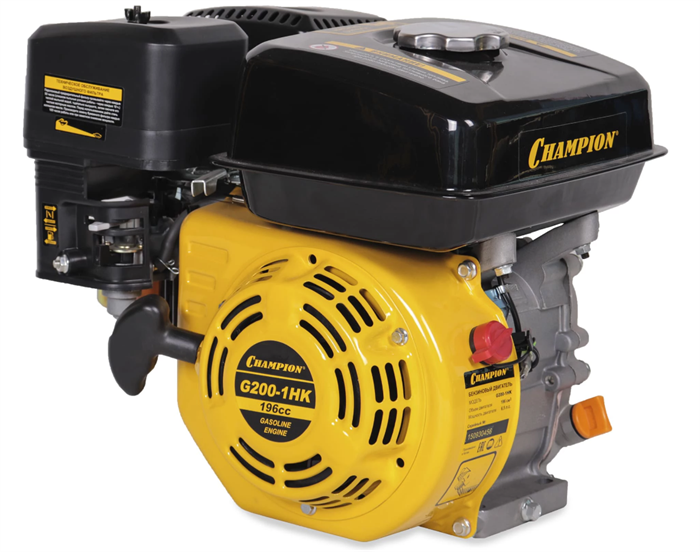 Двигатель Champion G200-1HK  диаметр 19 мм шпонка