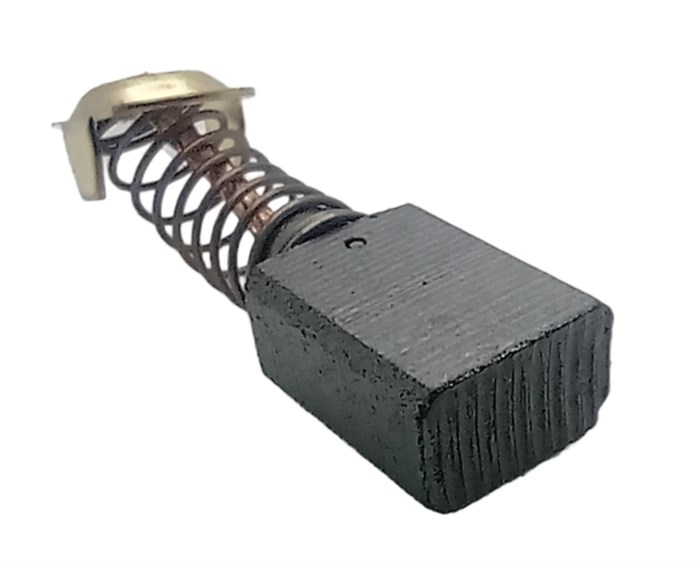 Щетка угольная 7x11x15 пятак-уши-пружина УШМ Hanskonner HAG12125