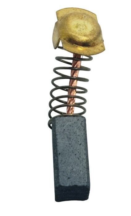 Щетка угольная 7x11x15 пятак-уши-пружина УШМ Hanskonner HAG15150EC