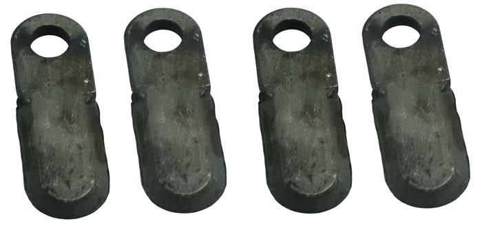 Комплект ножей роторных косилок "Заря" (4 шт)