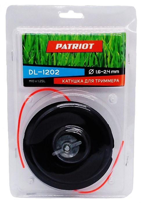 Катушка для триммера универсальная PATRIOT DL-1202, M10х1.25, левая резьба, для триммера бензинового