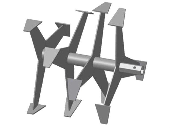 Фрезы "Гусиные лапки" S-24 лепестковые  (лапка 60 мм, 4 мм) 1352 - фото 459339