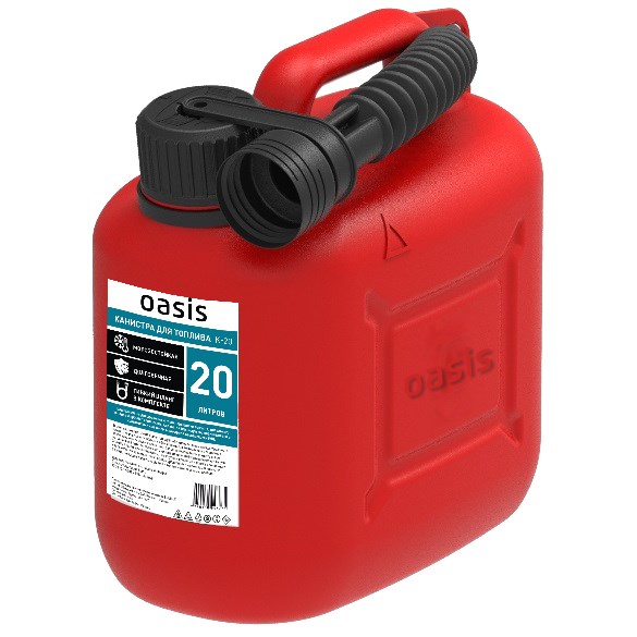 Пластиковая канистра для топлива К-20 1446 - фото 459534