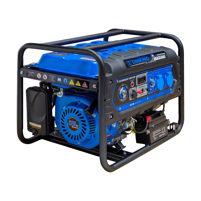 Генератор бензиновый Dinking DKA3500E (3.5кВт, электростартер, 7.5лс) 1750 - фото 465229
