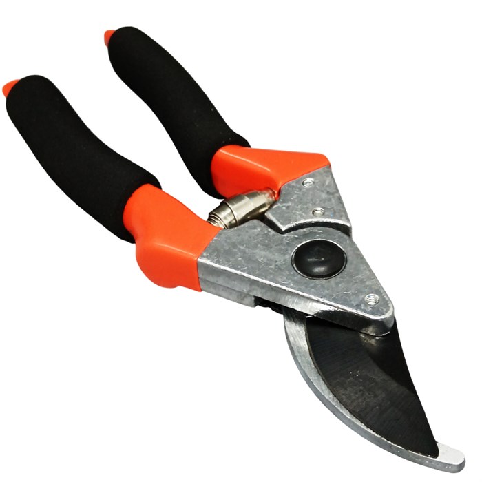 Секатор садовый 205 мм, Sturm верхнее лезвие с тефлоновым покрытием, мягкие ручки