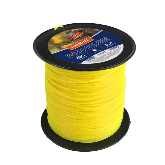 Леска Roundline D 2,4 мм L 400 м (круглая, желтая) 44266 - фото 470560