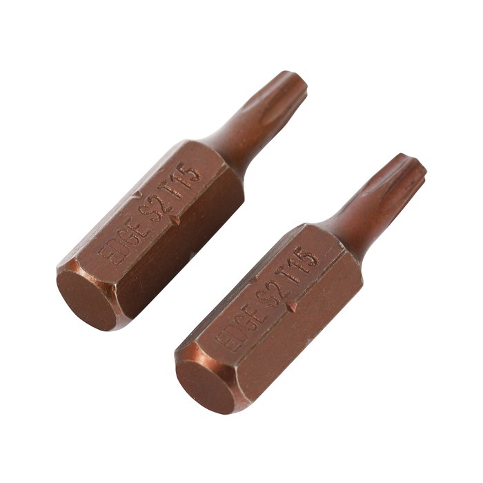 Бита T15, сталь S2, длина 25 мм, 2 шт. 84547 - фото 470983