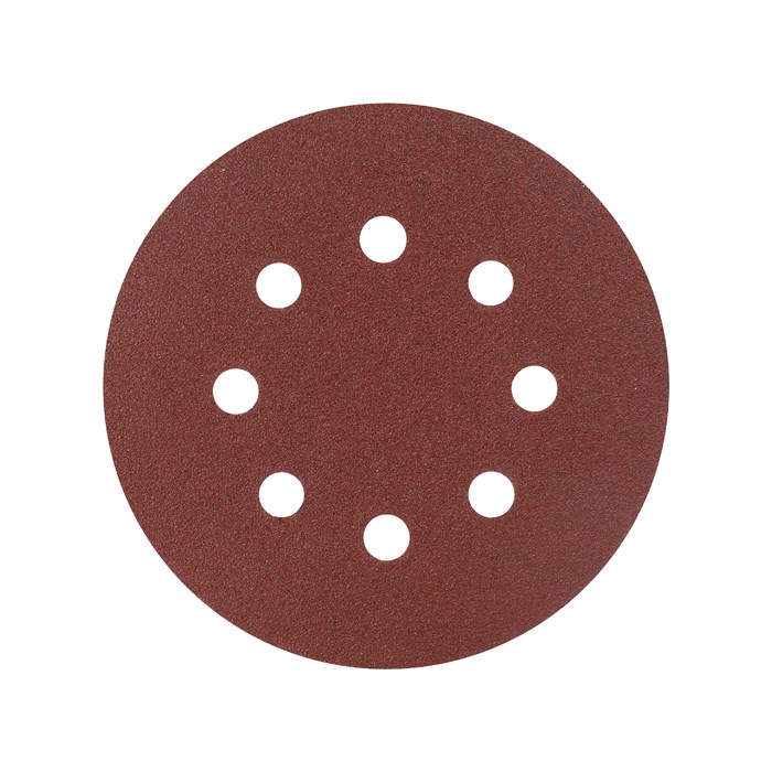 Круг шлифовальный на липучке (125 мм, Р80, 8 отв.) 32883 - фото 471527