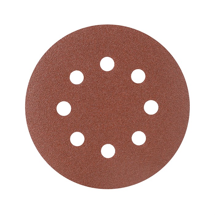 Круг шлифовальный на липучке (125 мм, Р100, 8 отв.) 34705 - фото 471535