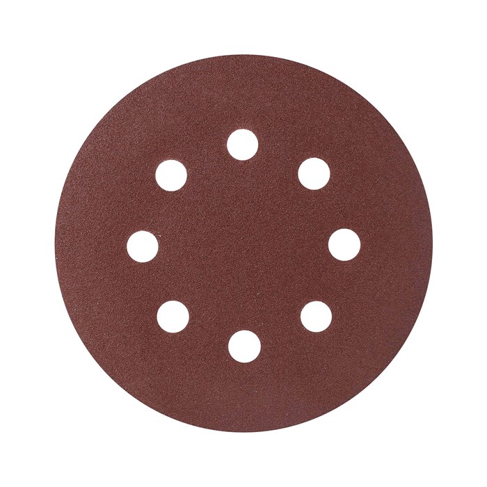 Круг шлифовальный на липучке (125 мм, Р120, 8 отв.) 36651 - фото 471539
