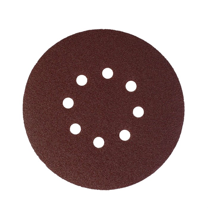 Круг шлифовальный на липучке (150 мм, Р120, 8 отв.) 76088 - фото 471555