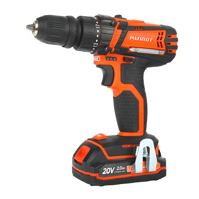 Дрель-шуруповерт аккумуляторная PATRIOT BR 203 UES 32844 - фото 478651