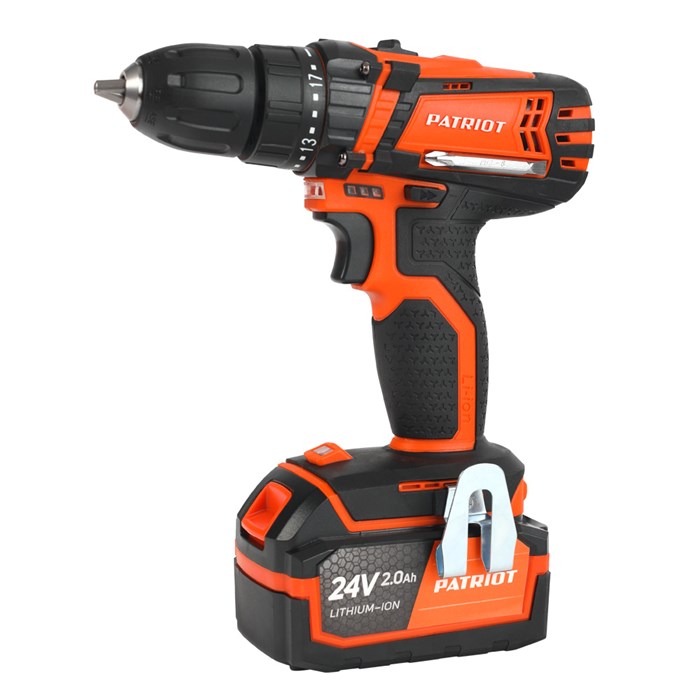 Дрель-шуруповерт аккумуляторная PATRIOT BR 241 ES 36593 - фото 478716