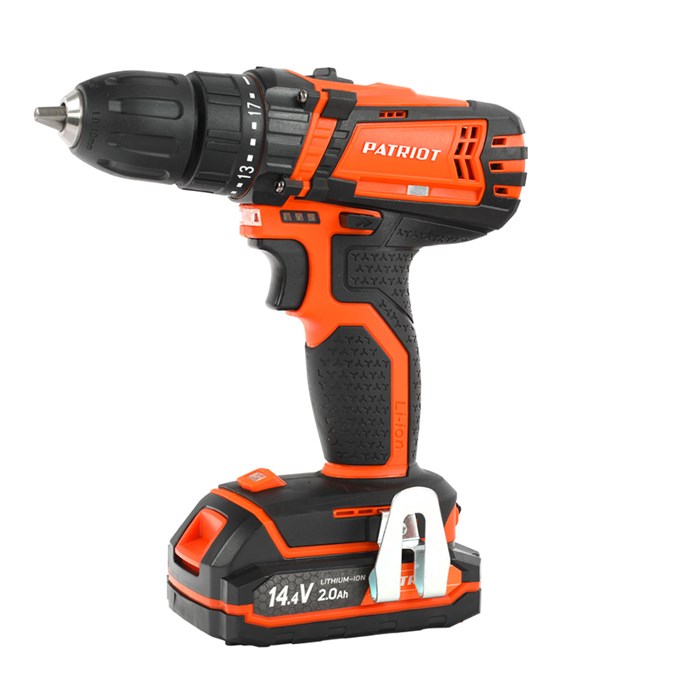 Дрель-шуруповерт аккумуляторная PATRIOT BR 141 ES 38538 - фото 478787