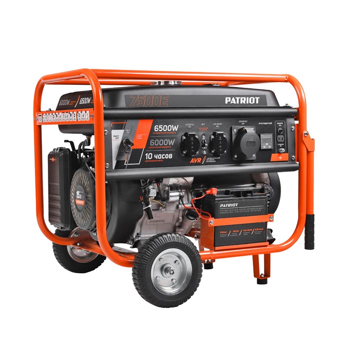 Генератор бензиновый PATRIOT GRS 7500 E 83405 - фото 480834