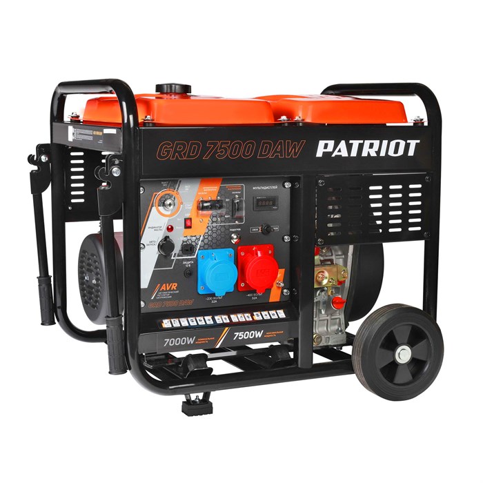Генератор дизельный PATRIOT GRD 7500 DAW 85821 - фото 481217