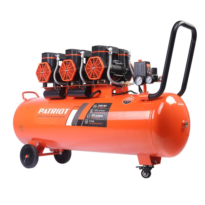 Компрессор поршневой безмасляный PATRIOT KDS 580 F100 103533 - фото 483253